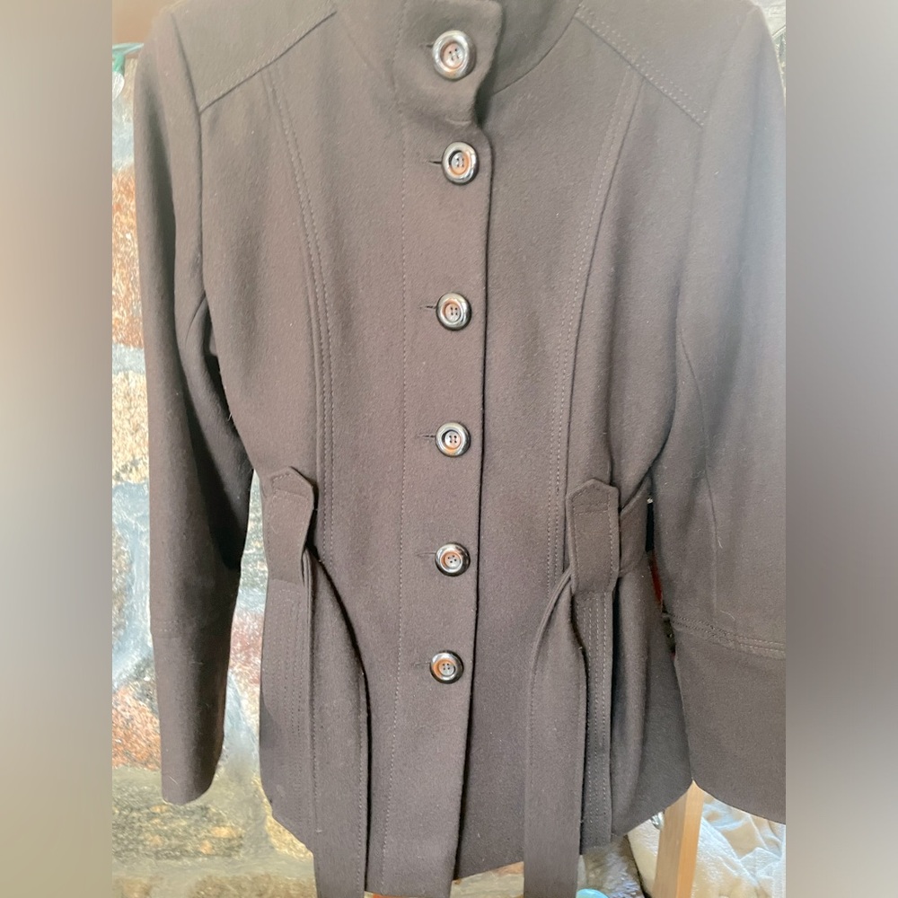 Elegant chocolate Wool  Women's Jacket